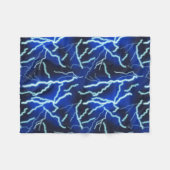 Couverture Polaire Éclair Électricité Tonnerre Ciel nocturne (Devant (Horizontal))