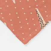 Couverture Polaire Éclair rose tendre (Coin)