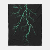 Couverture Polaire Éclair vert (Devant)