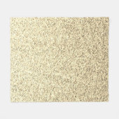 Couverture Polaire Éclaircissements de parties scintillant douce Gold (Devant (Horizontal))