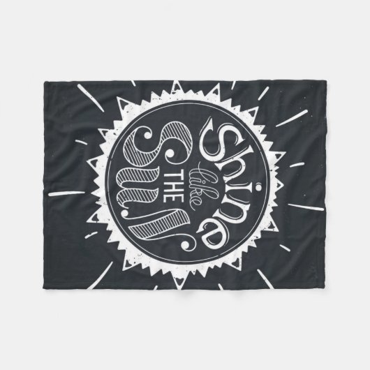 Couverture Polaire Éclat comme The Sun (Devant (Horizontal))