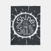 Couverture Polaire Éclat comme The Sun (Devant)