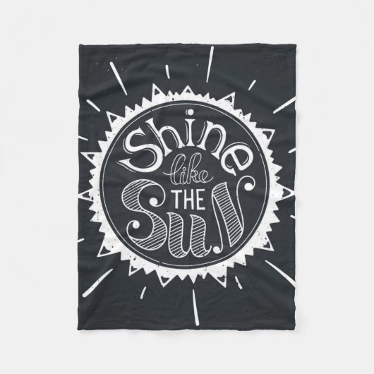 Couverture Polaire Éclat comme The Sun (Devant)