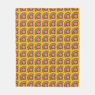 Couverture Polaire Éclat de soleil doré