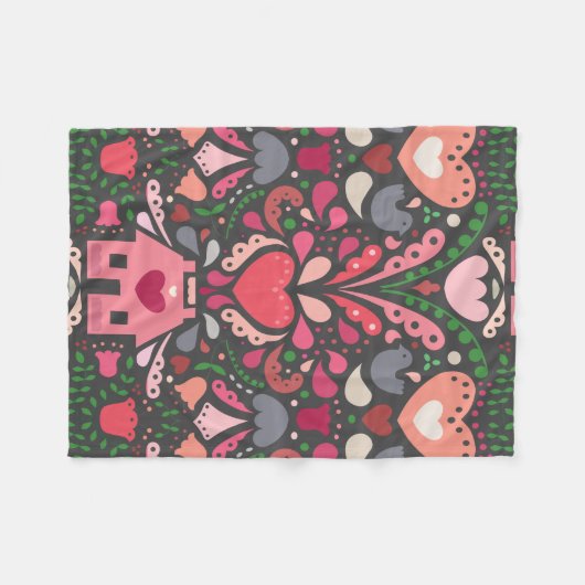 Couverture Polaire Éclatement aux coutures avec amour ! (Devant (Horizontal))