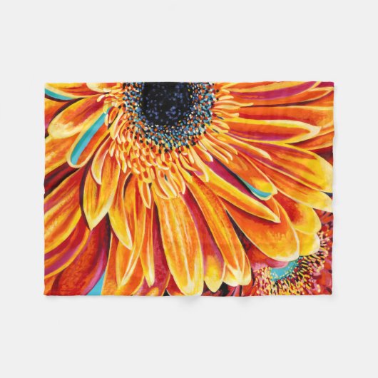 Couverture Polaire Éclats de couleur II (Devant (Horizontal))