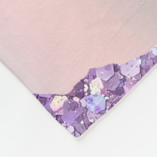 Couverture Polaire Éclats de sirène pourpre (Coin)