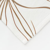 Couverture Polaire Eclectique Naturel Terracotta Fleur sauvage Rustiq (Coin)