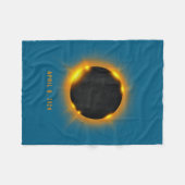 Couverture Polaire Éclipse Solaire (Devant (Horizontal))