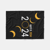 Couverture Polaire Éclipse solaire 2024 (Devant (Horizontal))