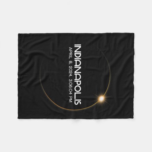 Couverture Polaire Éclipse solaire 2024 (Devant (Horizontal))