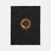 Couverture Polaire Éclipse solaire 2024 Manche longue (Devant)