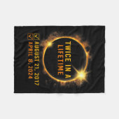 Couverture Polaire Éclipse Solaire Deux Fois Au Cours De La Vie 2024  (Devant (Horizontal))