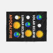 Couverture Polaire Éclipse solaire Éclipse lunaire Enseignant de scie (Devant (Horizontal))
