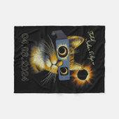 Couverture Polaire Éclipse solaire mignonne Éclipse solaire totale (Devant (Horizontal))