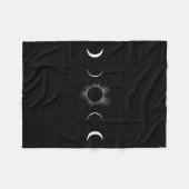 Couverture Polaire Éclipse Solaire Phases Lune Totalité (Devant (Horizontal))