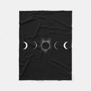 Couverture Polaire Éclipse Solaire Phases Lune Totalité