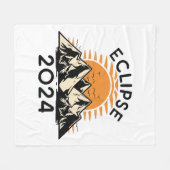 Couverture Polaire Éclipse solaire totale 2024 (Devant (Horizontal))