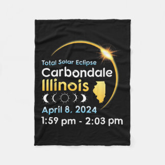 Couverture Polaire Éclipse Solaire Totale À Carbondale Illinois Sur A