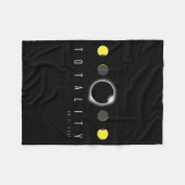 Couverture Polaire Éclipse Totale 2017 Éclipse Solaire (Devant (Horizontal))