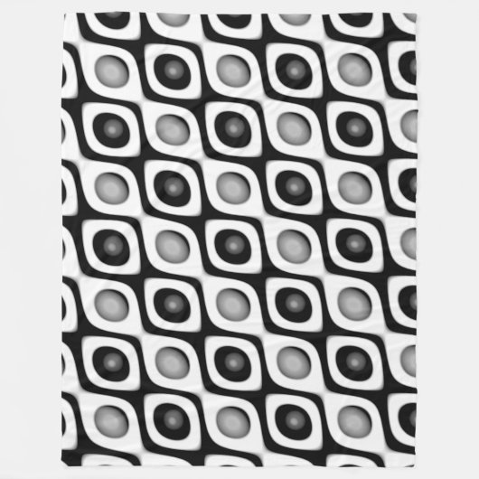 Couverture Polaire Eco Sphere 8k Seamless Pattern Blanket (Devant)