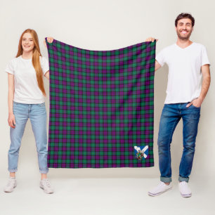 Couverture Polaire Écossais MacArthur de Milton Tartan à carreaux