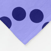 Couverture Polaire Écosystème - Pastel Blue sur Deep Navy (Coin)