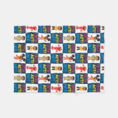 Couverture Polaire Écoute ! Agis ! Unissez ! Motif (Devant (Horizontal))