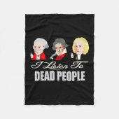 Couverture Polaire Ecouter Les Mort Personnes Musique Clical Mozart B (Devant)