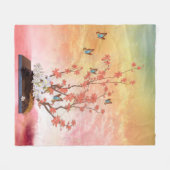 Couverture Polaire Écran Ikebana (Devant (Horizontal))