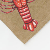 Couverture Polaire Écrevisses du sud de la Louisiane Cajun (Coin)