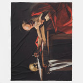 Couverture Polaire Écriture de Saint Jérôme (par Caravaggio) (Devant)