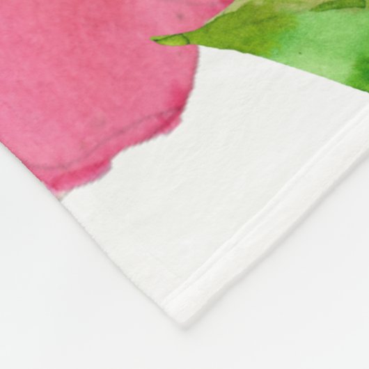 Couverture Polaire Écriture Florale Romains 8:28 (Coin)