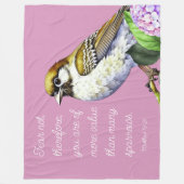 Couverture Polaire Écriture Matthieu 10:31 (Devant)