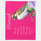 Couverture Polaire Écriture Matthieu 10:31 (Devant)