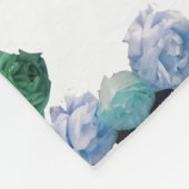 Couverture Polaire Écriture, Psaume 11, Verset biblique, Blanche en p (Coin)