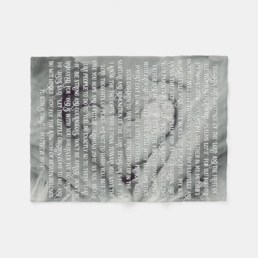 Couverture Polaire Écritures personnalisables (Devant (Horizontal))