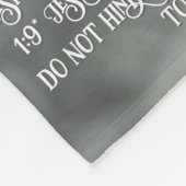 Couverture Polaire Écritures personnalisables (Coin)