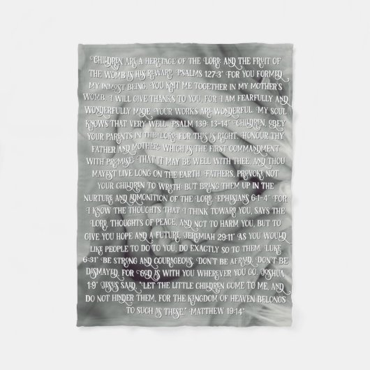 Couverture Polaire Écritures personnalisables (Devant)