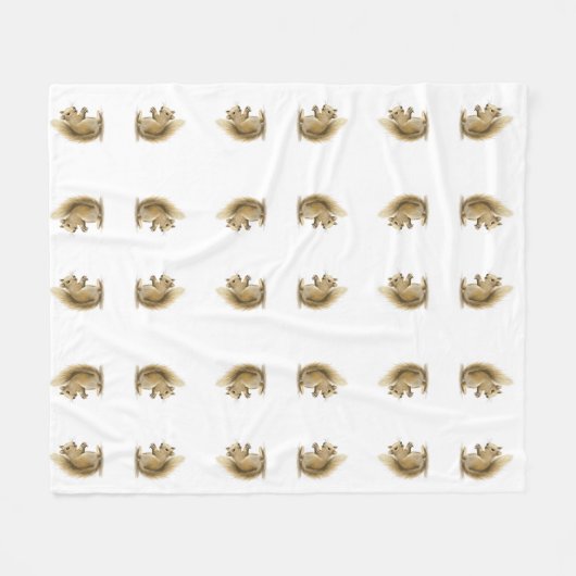 Couverture Polaire Écureuil (Devant (Horizontal))