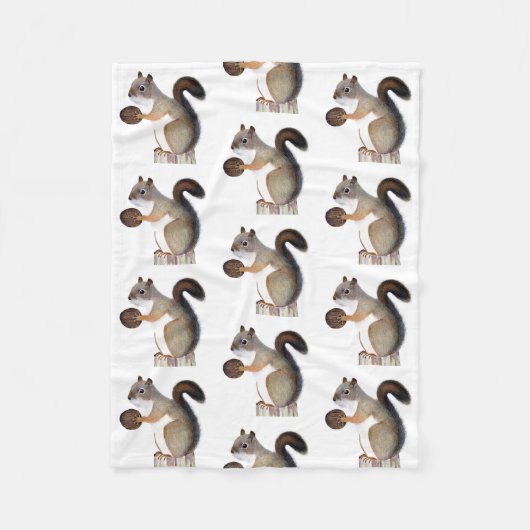 Couverture Polaire Écureuil (Devant)