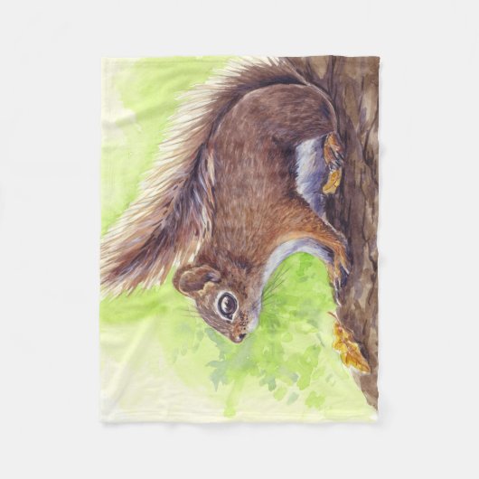 Couverture Polaire Écureuil (Devant)