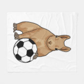 Couverture Polaire Écureuil à Soccer Sports (Devant (Horizontal))