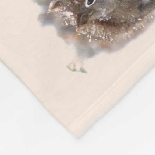 Couverture Polaire Écureuils doux (Coin)