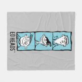 Couverture Polaire Ed, Edd, n Eddy - Ed Heads (Devant (Horizontal))