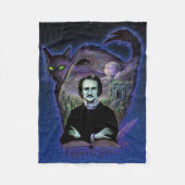 Couverture Polaire Edgar Allan Poe gothique (Devant)