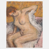 Couverture Polaire Edgar Degas - Après le bain (Devant)
