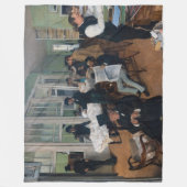 Couverture Polaire Edgar Degas - Bureau de coton à la Nouvelle-Orléan (Devant)