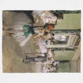 Couverture Polaire Edgar Degas - Classe Danse (Devant (Horizontal))