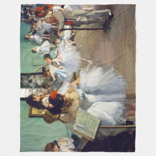 Couverture Polaire Edgar Degas - Classe Danse (Devant)